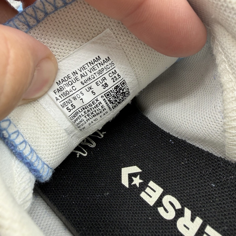 Converse Run Star Trainer OX Shoes Womens Sz 7 Open Sky Blue Low Snekers A11504C - Picture 10 of 10